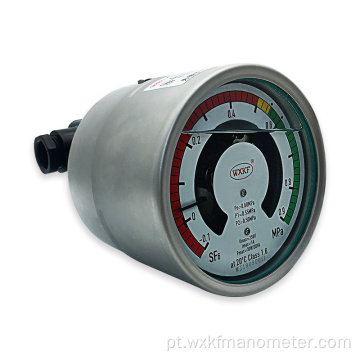 Monitores de densidade de gás SF6 de 100 mm com contatos de alarme combinam função de comutação